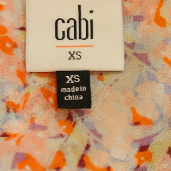 Size XS: CAbi Bella Floras Layered Tank Top - Picture 4 of 4